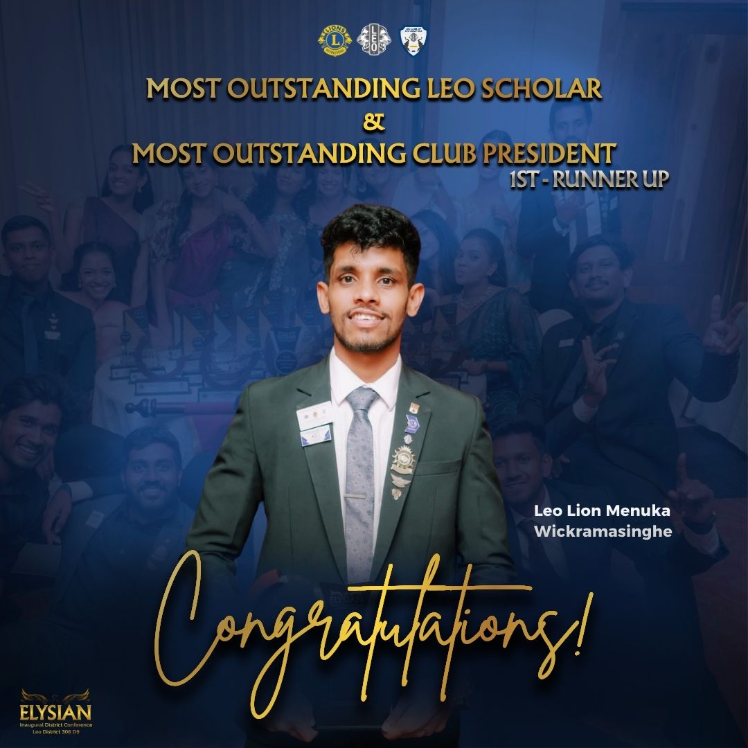 Kalindu Athapaththu - Most Outstanding Leo