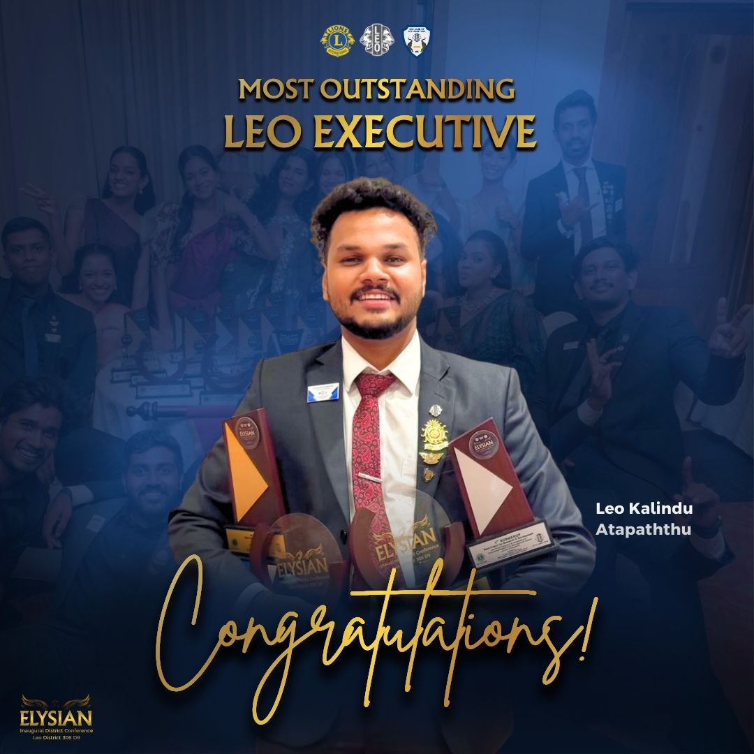 Kalindu Athapaththu - Most Outstanding Leo